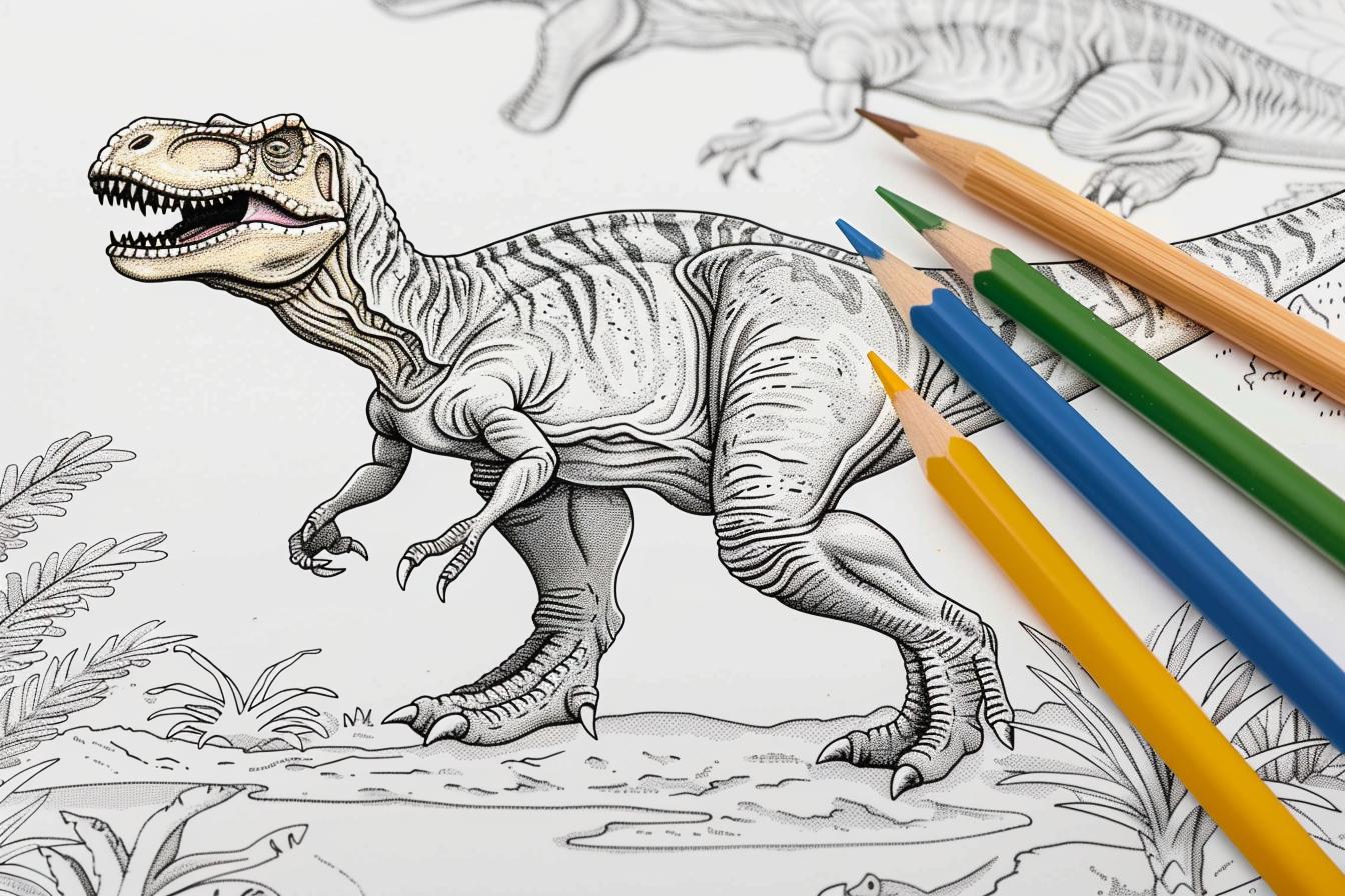 Free Printable PDF Jurassic Park Coloring Pages