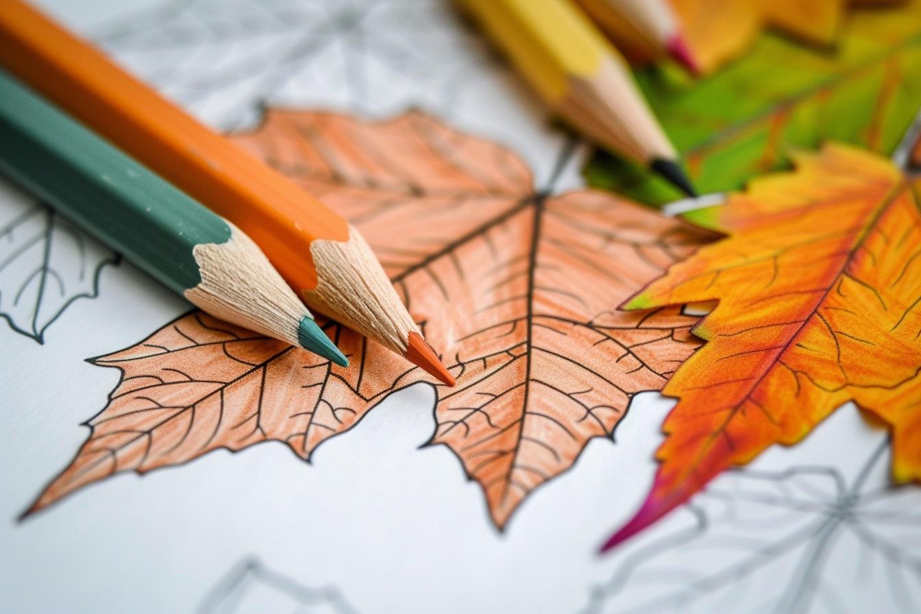 Free Leaf Coloring Pages