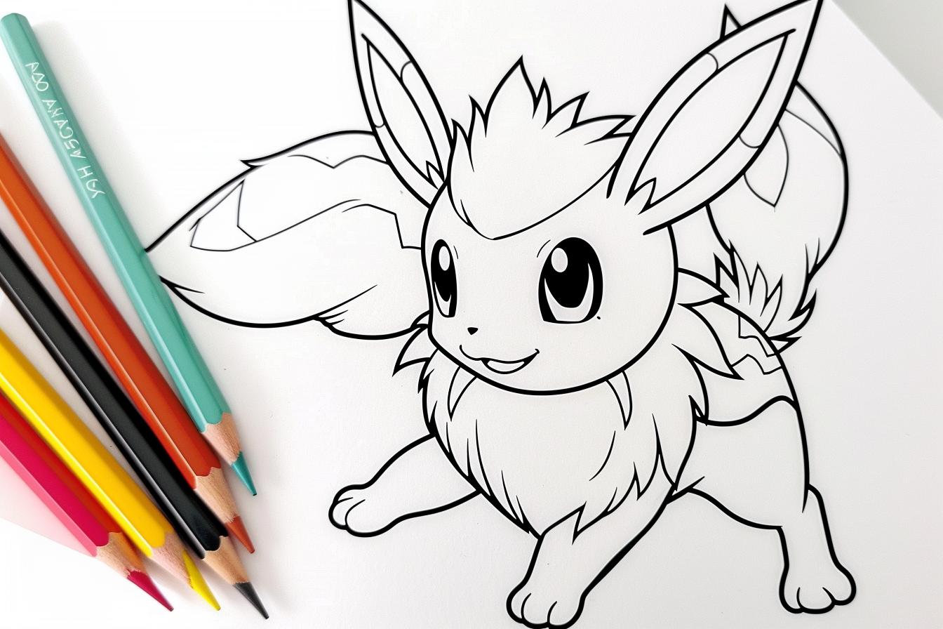 Free Printable PDF Leafeon Coloring Pages