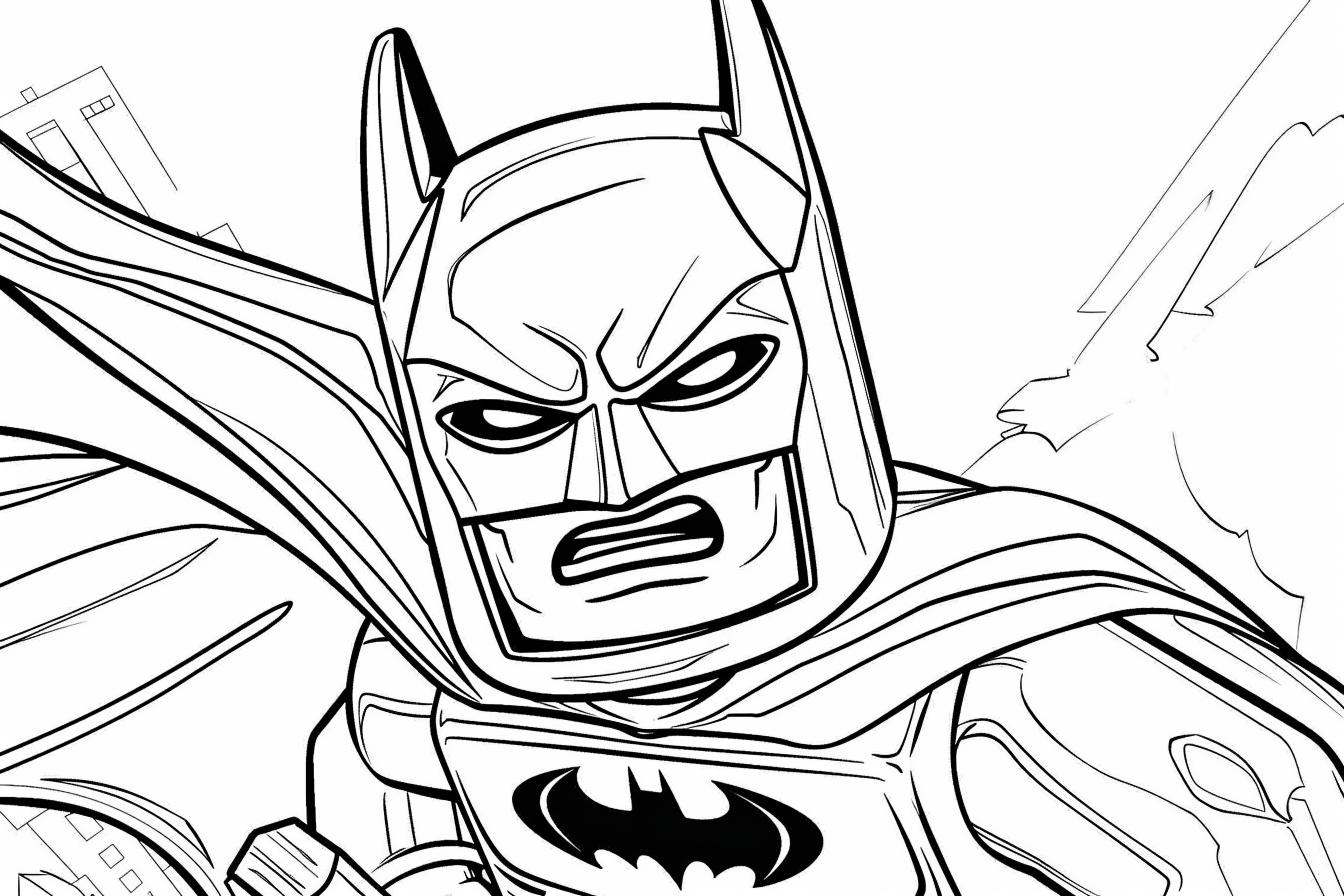 Free Printable PDF Lego Batman Coloring Pages