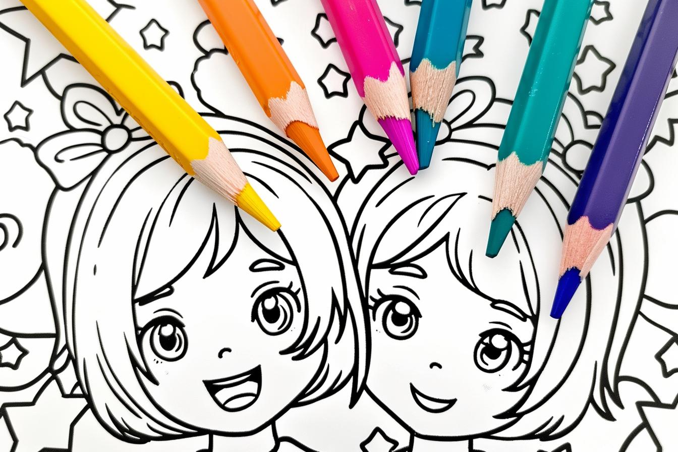 Free Printable PDF Little Twin Stars Coloring Pages