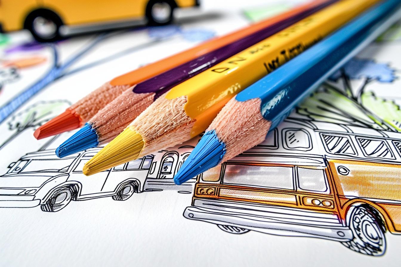 Free Printable PDF Magic School Bus Coloring Pages