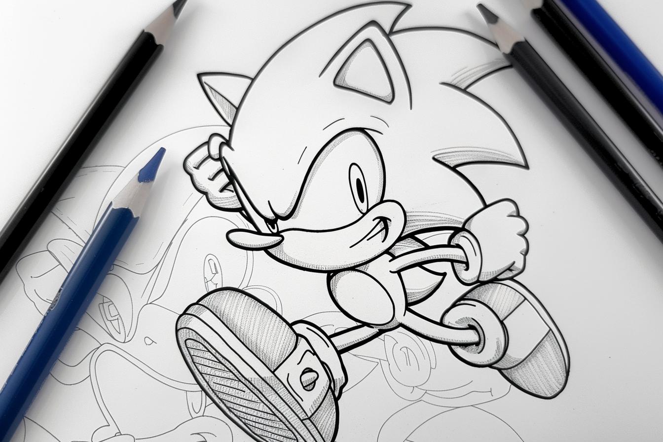 Free Printable PDF Metal Sonic Coloring Pages