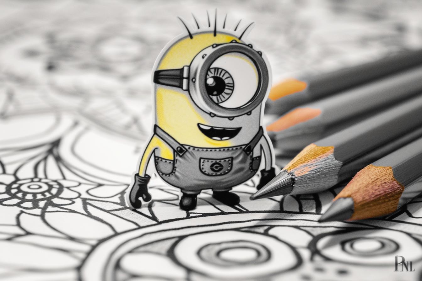 Free Printable PDF Minion Coloring Pages