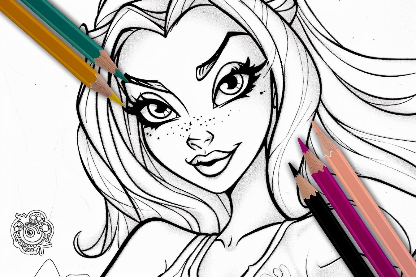 Free Printable PDF Monster High Coloring Pages