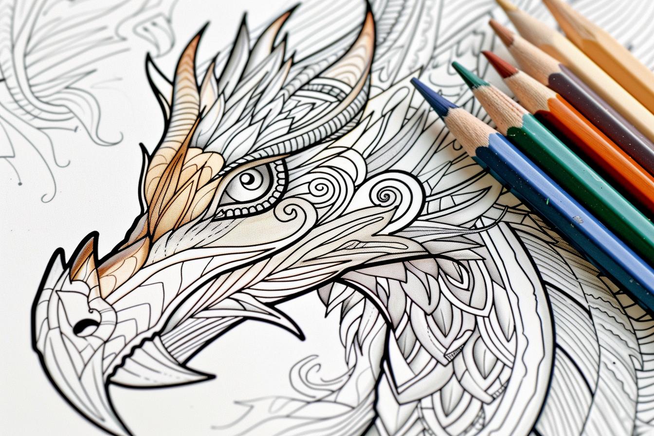 Free Printable PDF Mythical Coloring Pages