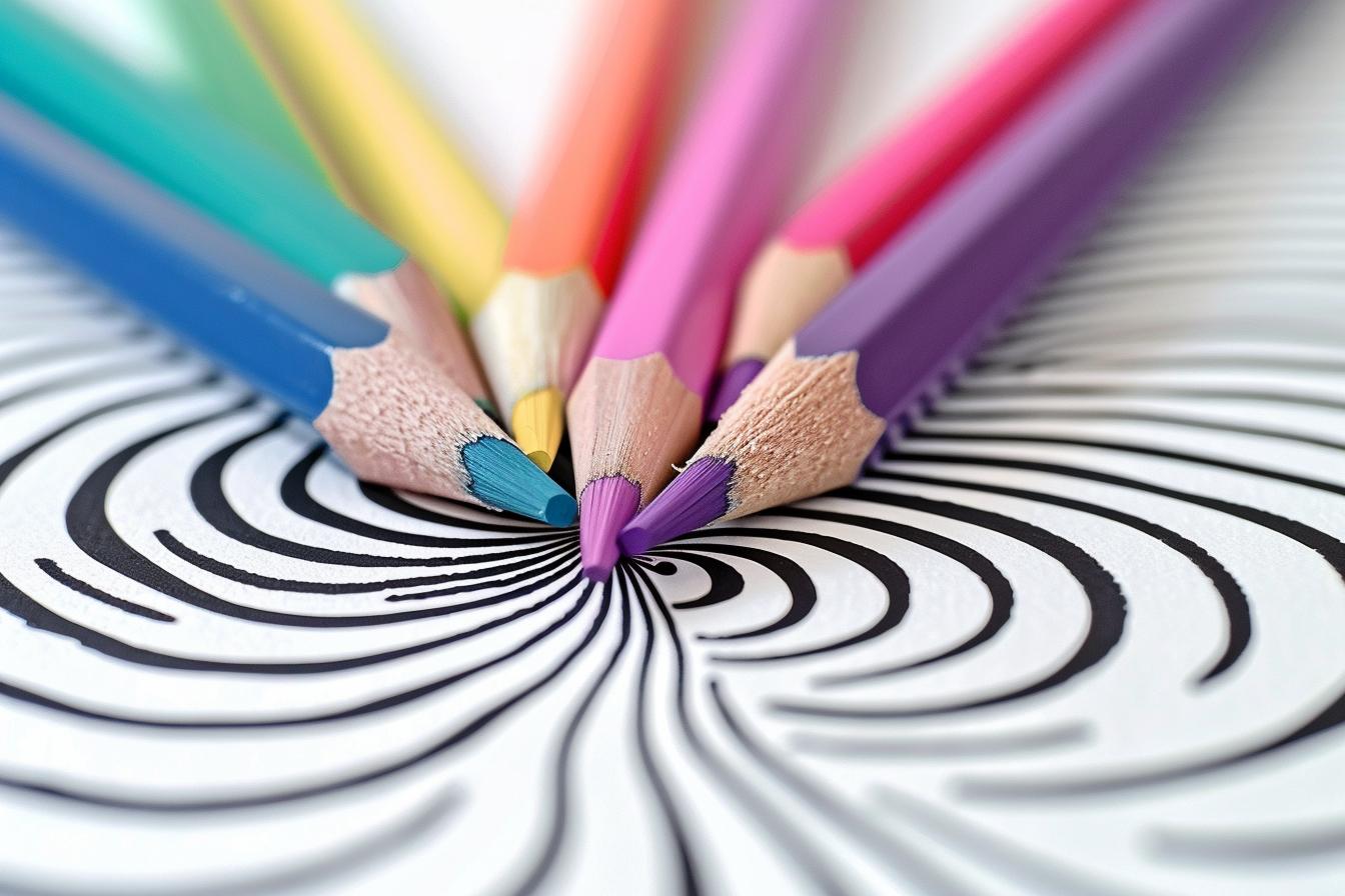 Free Printable PDF Optical Illusion Coloring Pages