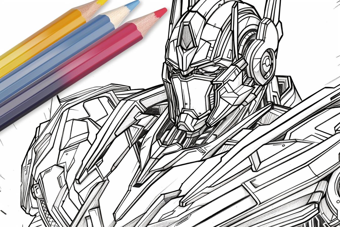 Free Printable PDF Optimus Prime Coloring Pages