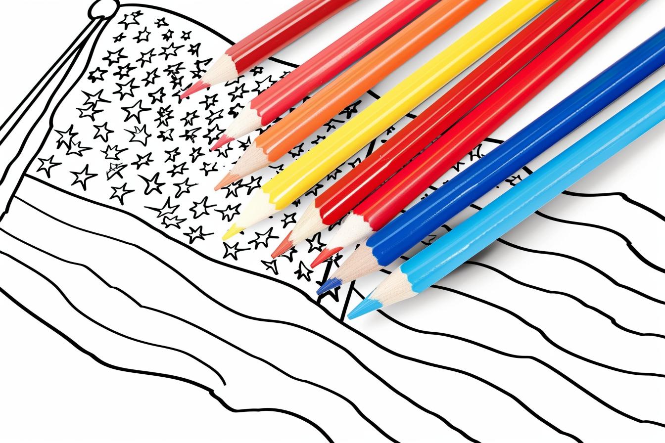 Free Printable PDF Patriotic Coloring Pages