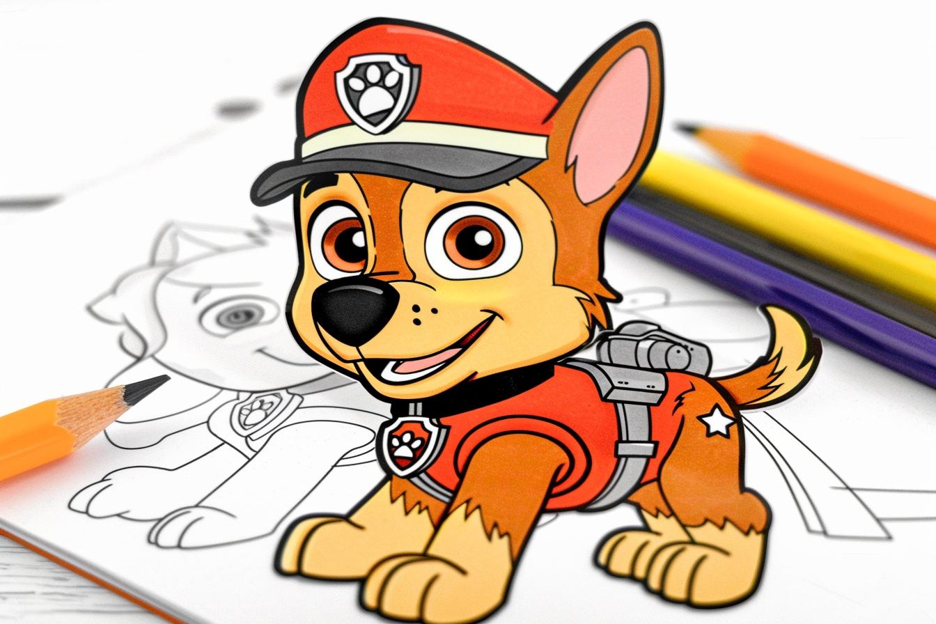 Free Printable PDF Paw Patrol Coloring Pages