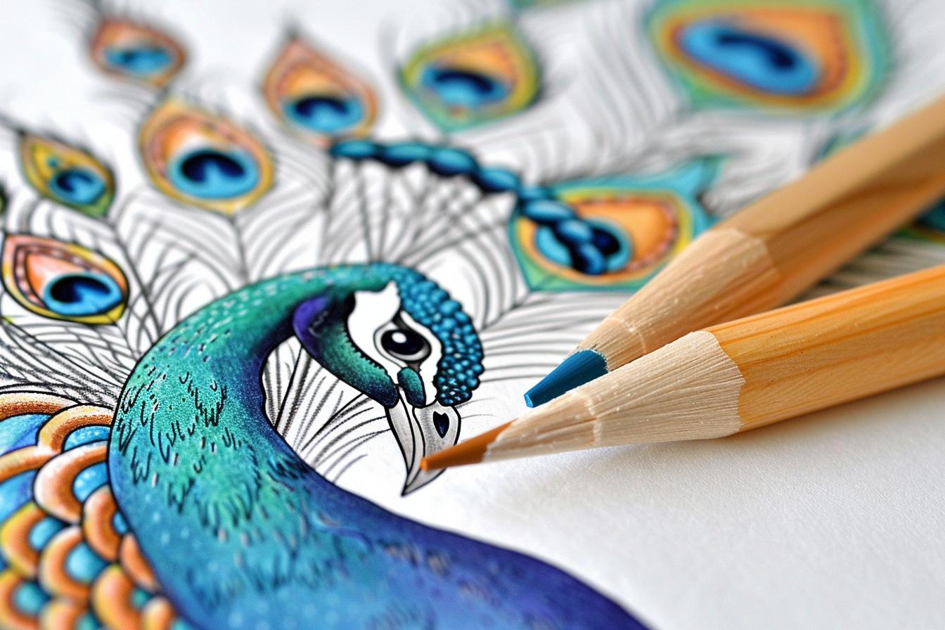 Free Printable PDF Peacock Coloring Pages