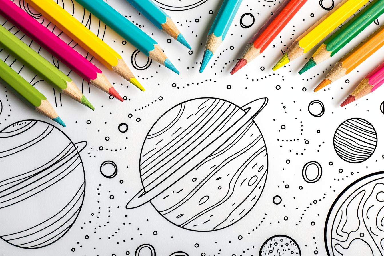 Free Printable PDF Planets Coloring Pages