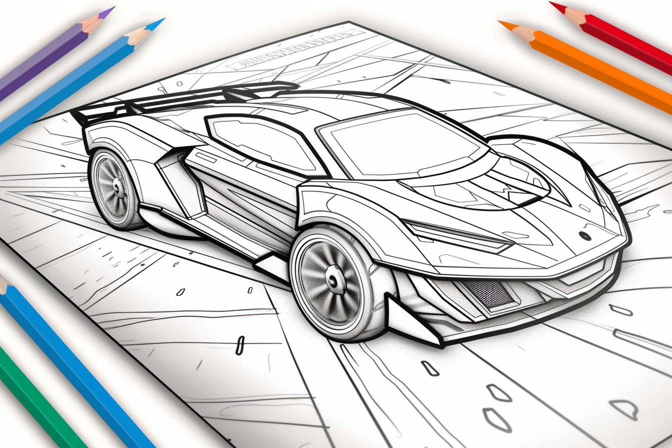 Free Printable PDF Rocket League Coloring Pages