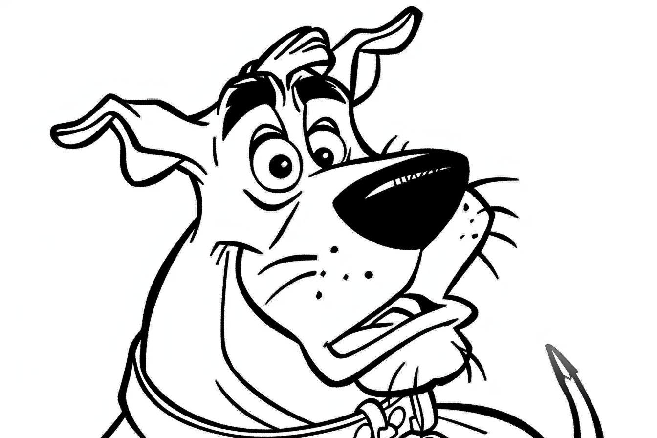 Free Printable PDF Scooby Doo Coloring Pages