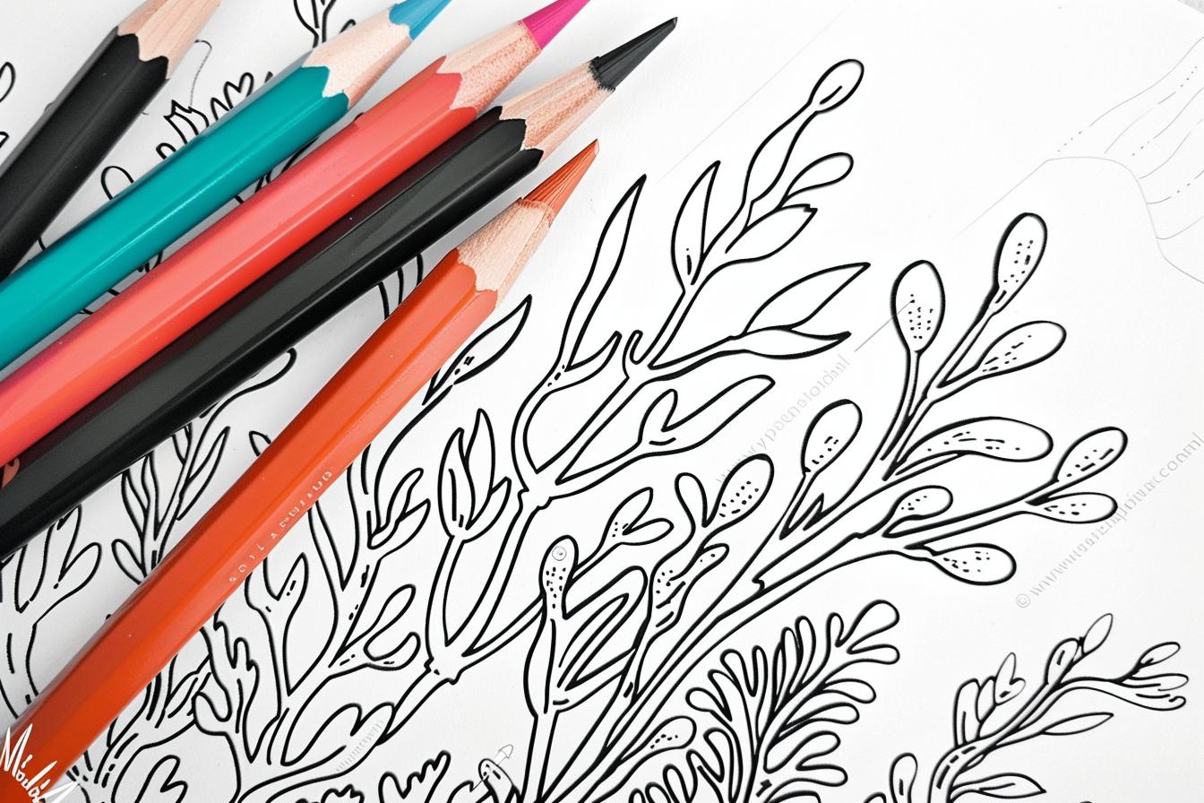 Free Printable PDF Seaweed Coloring Pages