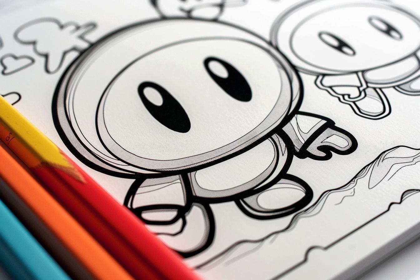 Free Printable PDF Shy Guy Coloring Pages