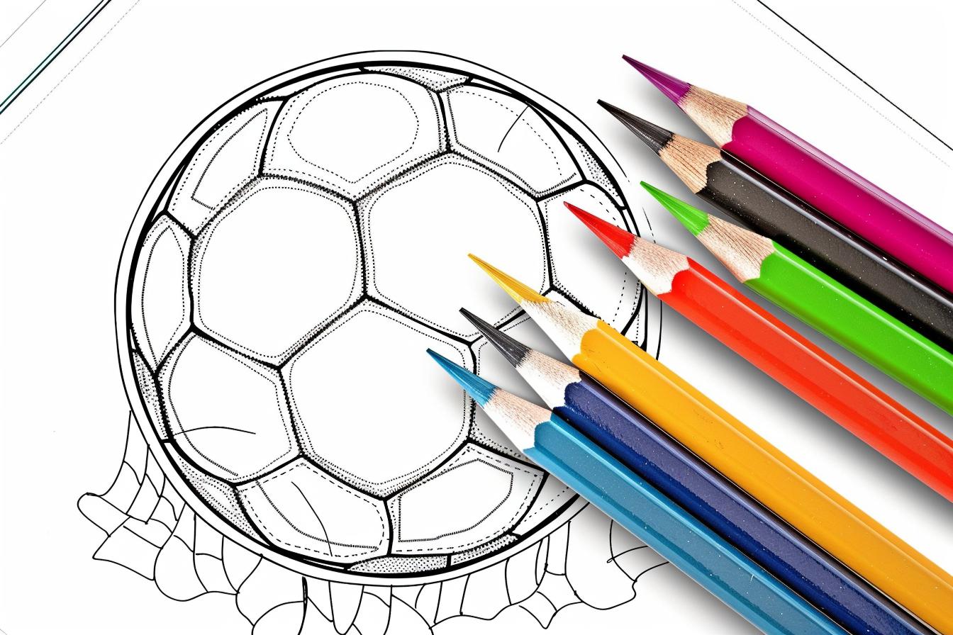 Free Printable PDF Soccer Coloring Pages