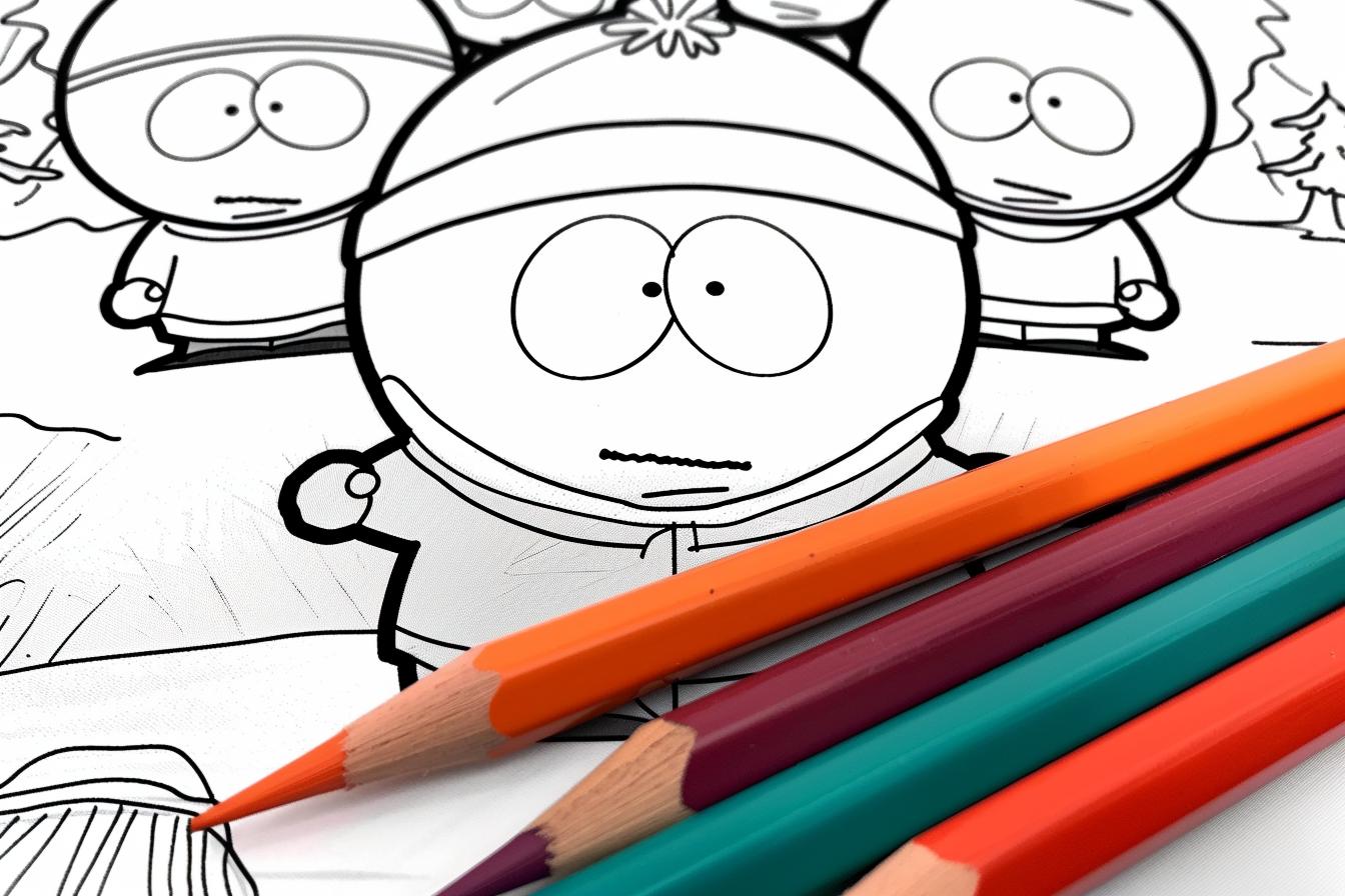 Free Printable PDF South Park Coloring Pages