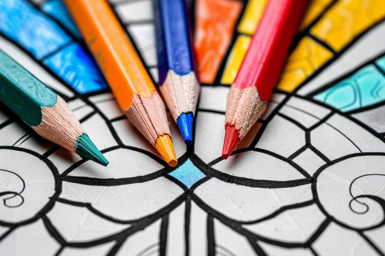 Free Printable PDF Stained Glass Coloring Pages