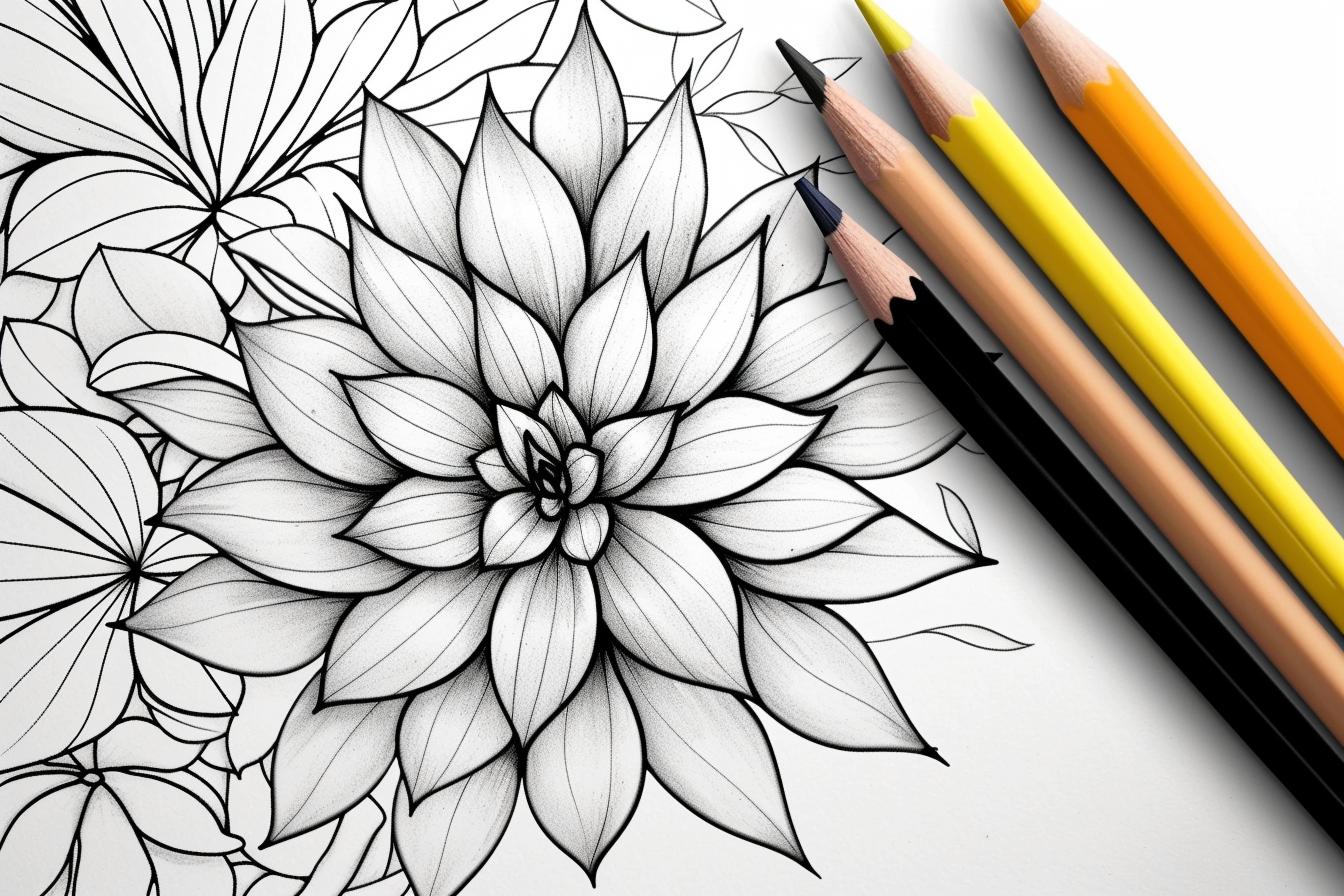 Free Printable PDF Succulent Coloring Pages