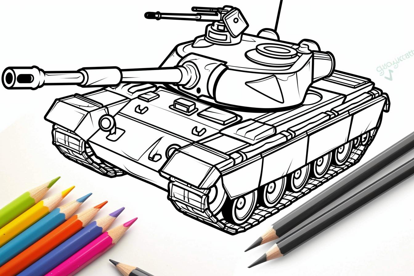 Free Tank Coloring Pages