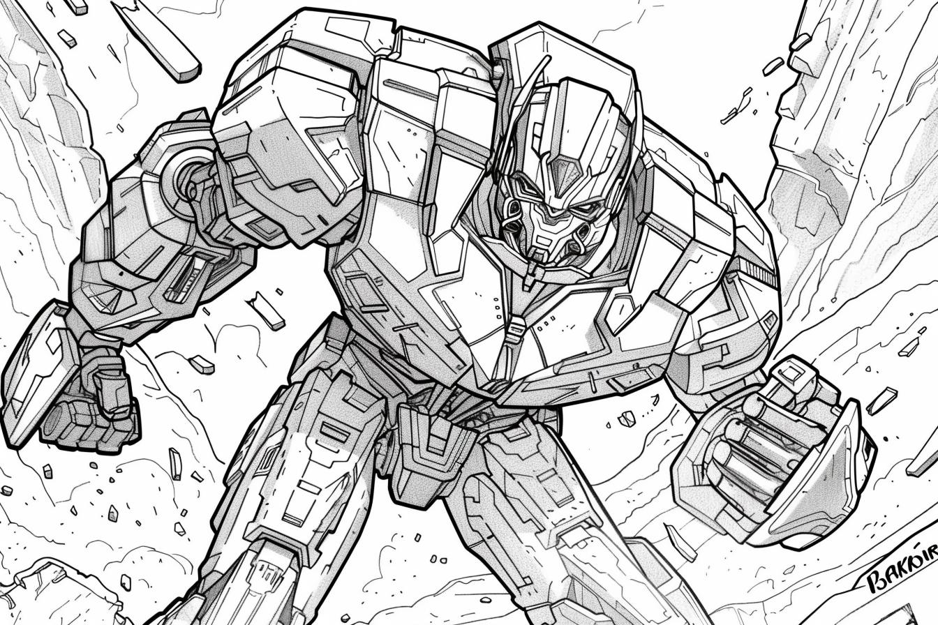 Free Printable PDF Transformers Coloring Pages