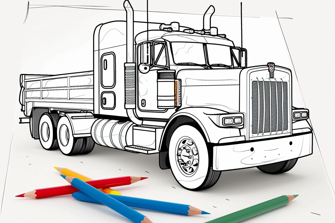 Free Truck coloring pages