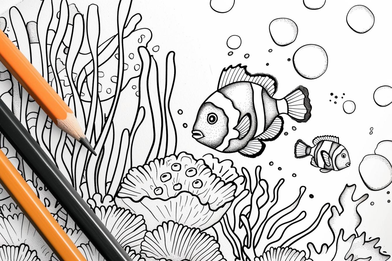 Free Printable PDF Underwater Coloring Pages