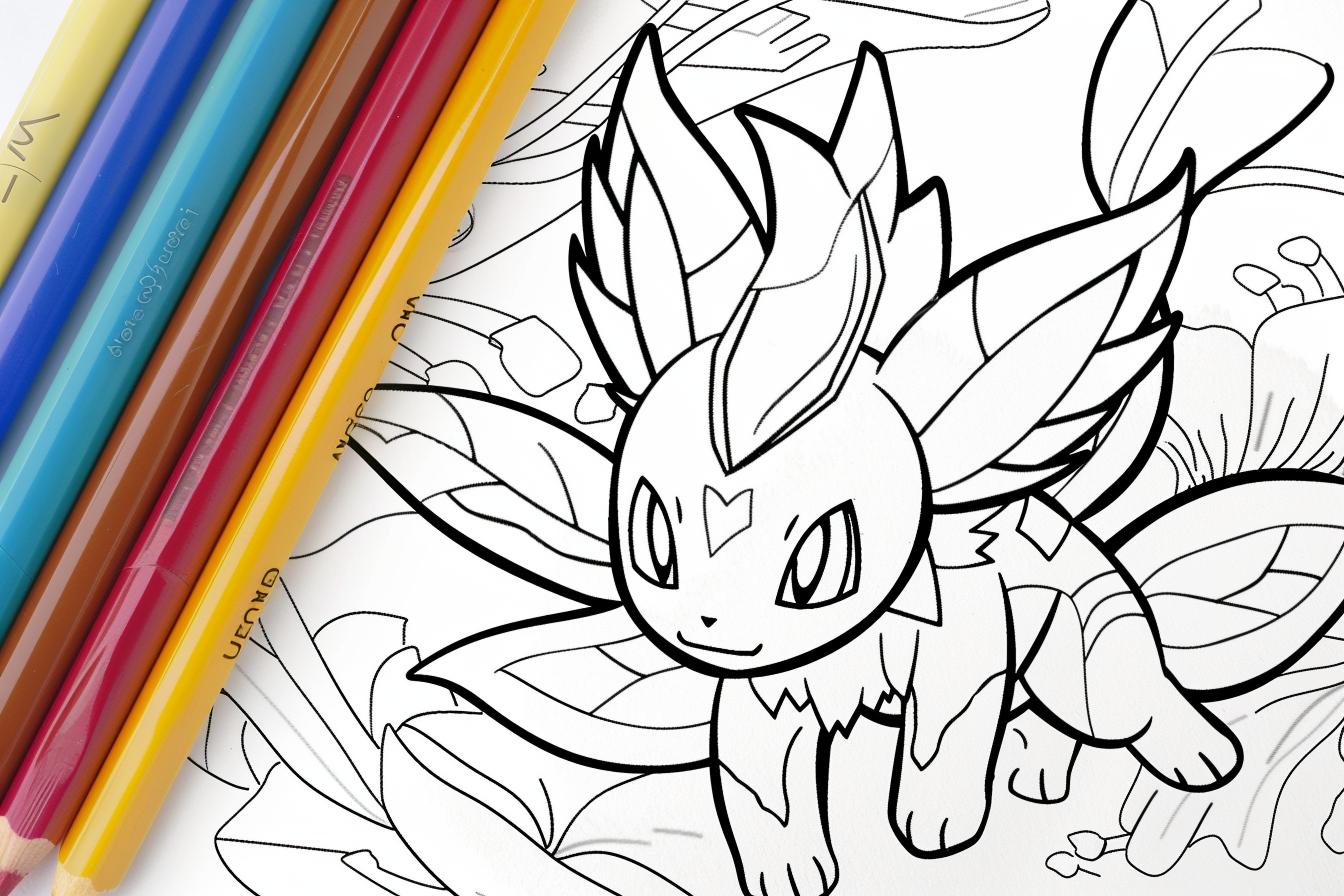 Free Printable PDF Vaporeon Coloring Pages