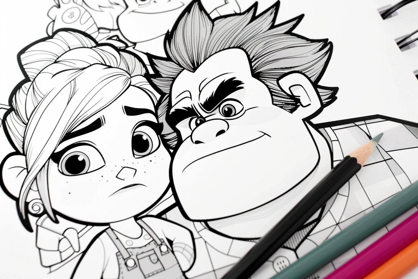 Free Printable PDF Wreck It Ralph Coloring Pages