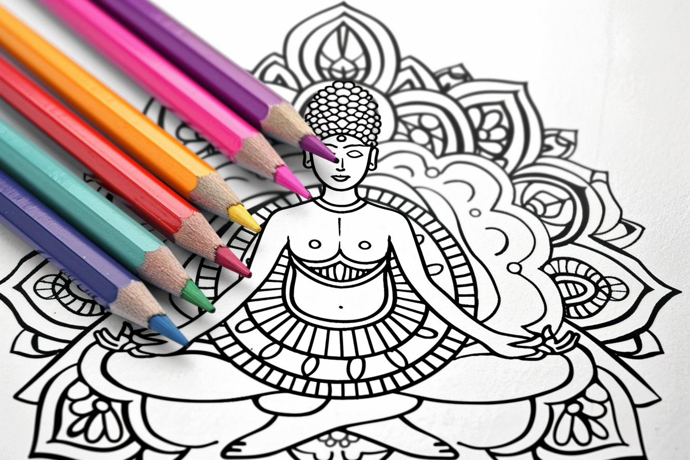 Free Printable PDF Yoga Coloring Pages